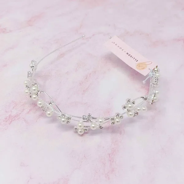 Artful Snow Flower Headband