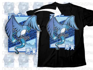 Articuno Pokemon Themed Graphic Print Png Digital Download