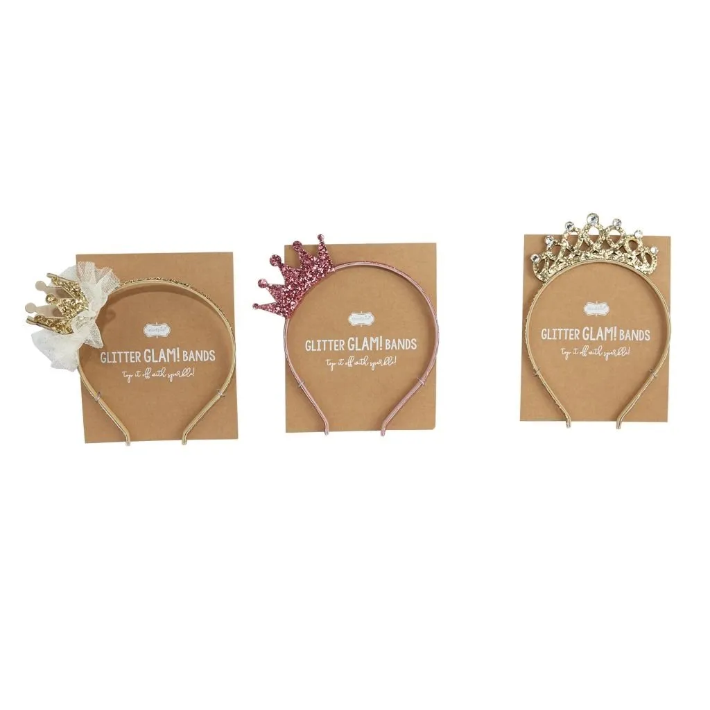 Assorted Sparkle Princess & Birthday Headbands