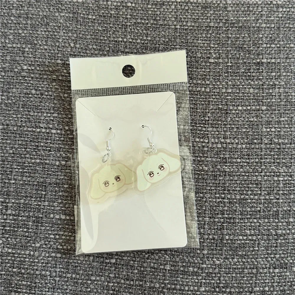 ATEEZ ANITEEZ Cartoon Acrylic Earrings