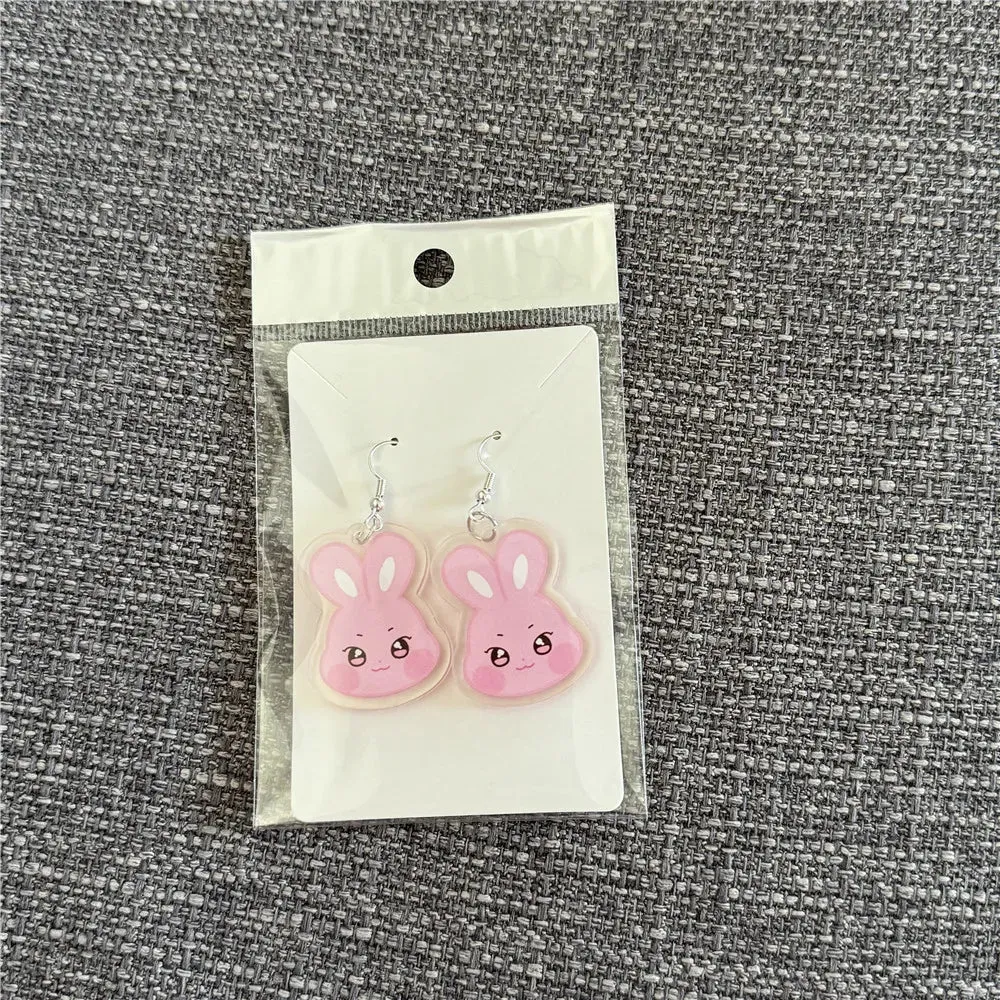 ATEEZ ANITEEZ Cartoon Acrylic Earrings