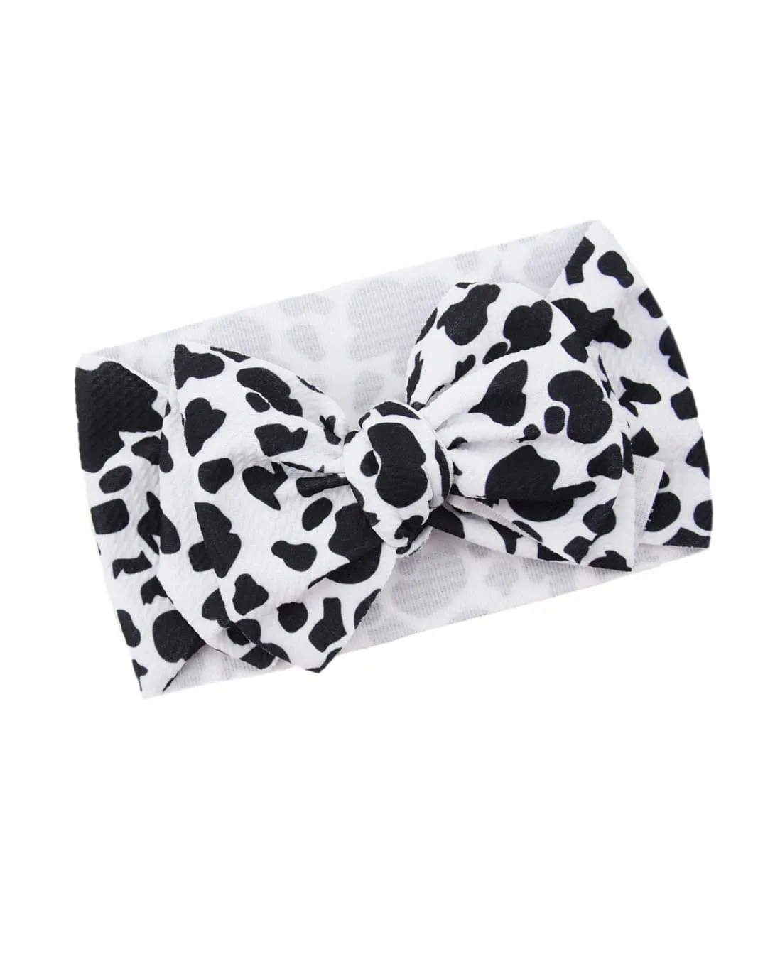 Baby Cow Stria Cow Stria Turban Headband Hair Bows and Headwrap BBG52 (B1-Turban)