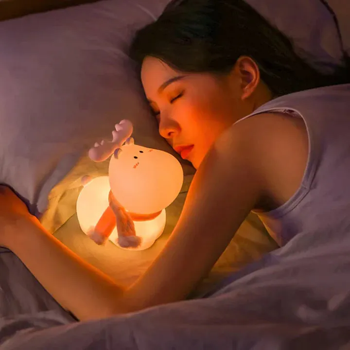 Baby Reindeer Touch Sensor Toy Lamp