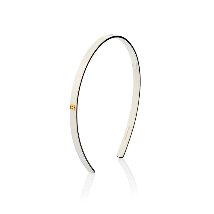 Balmain 18k Gold Plated Acetate Headband