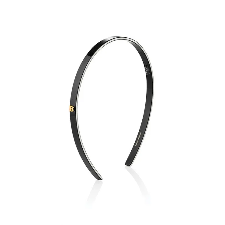 Balmain 18k Gold Plated Acetate Headband