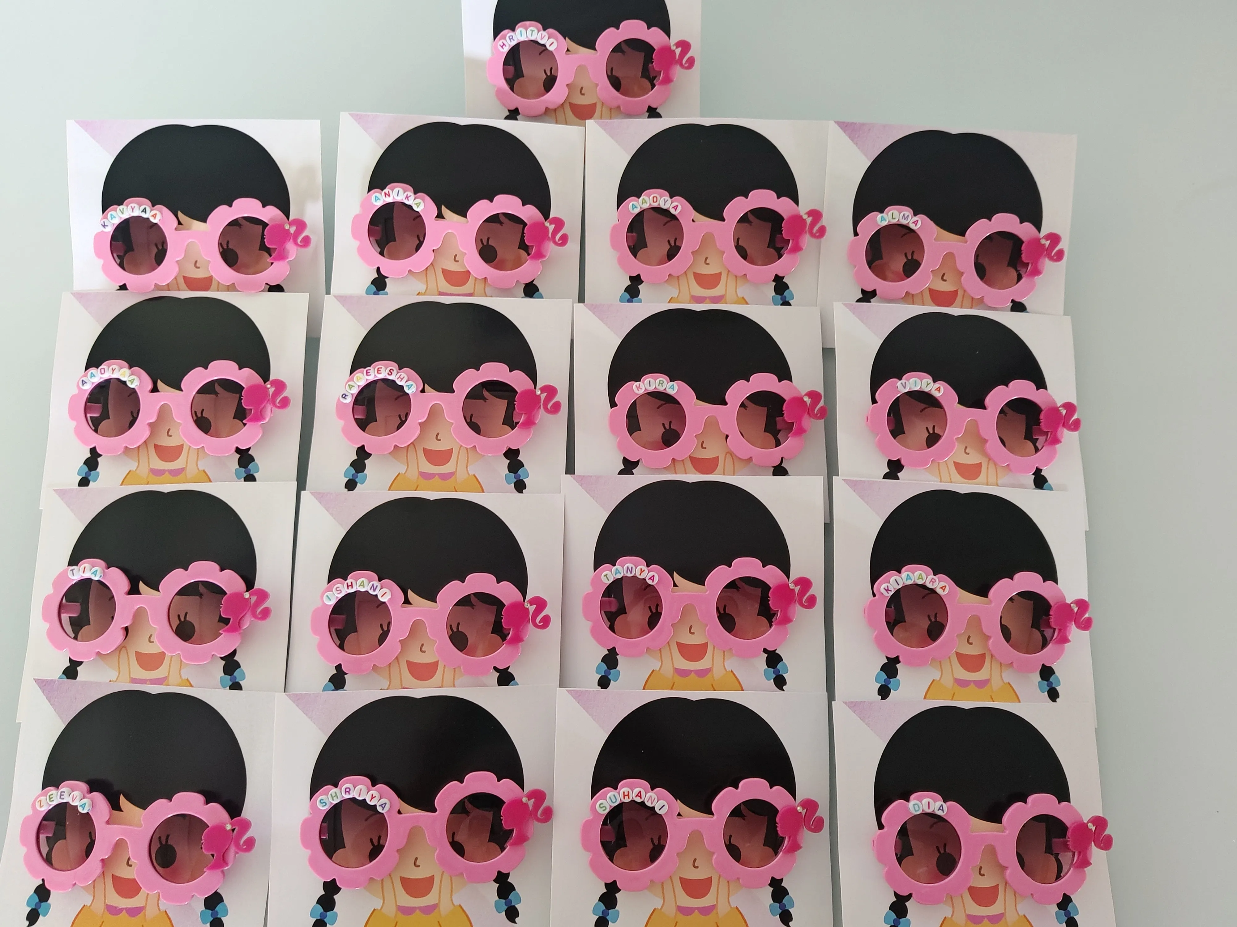 Barbie Theme Customized Name Sunglass (PREPAID ORDERS)