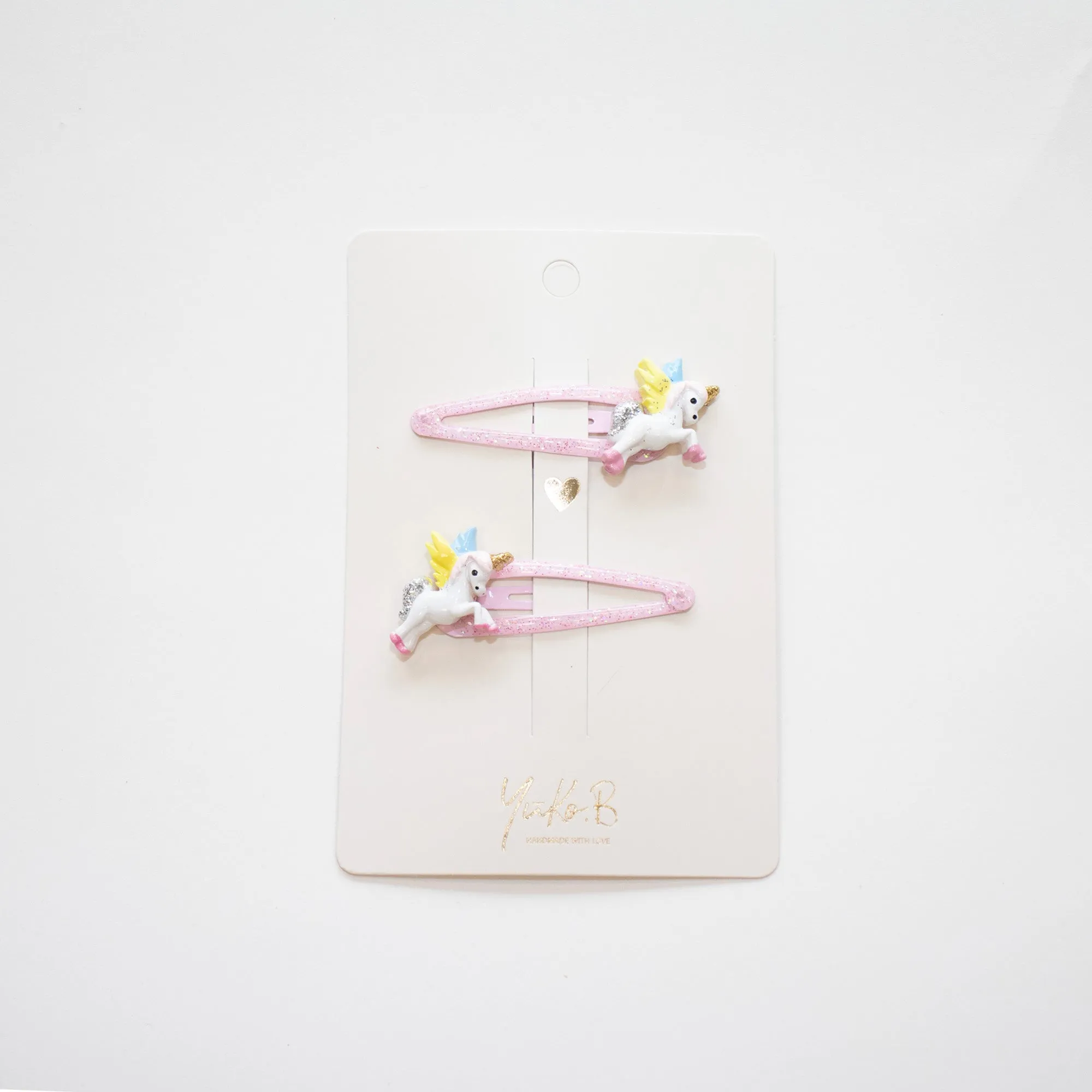 Barrettes à cheveux - Cheveaux roses - Horses