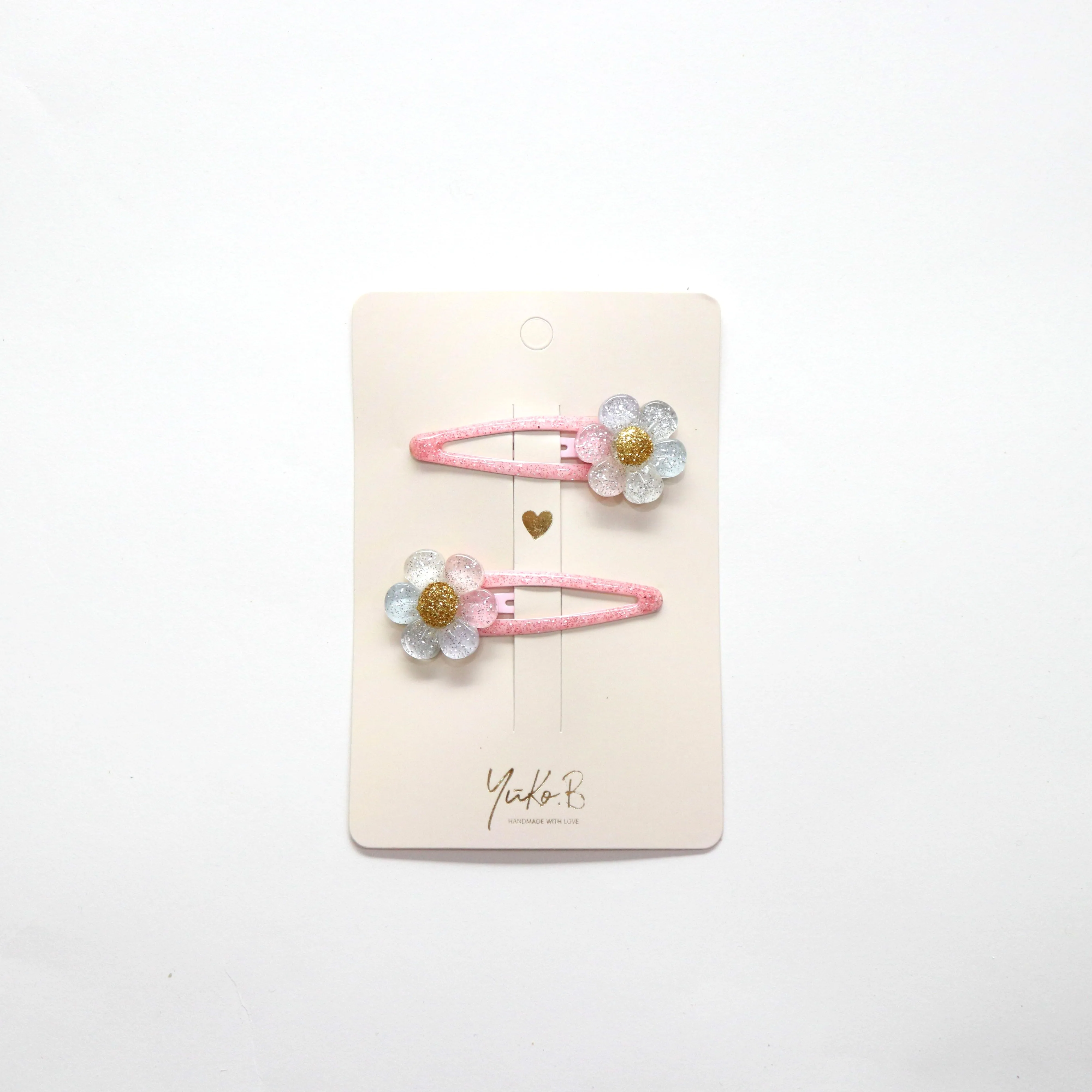 Barrettes à cheveux - Fleurs paquerettes Daisies