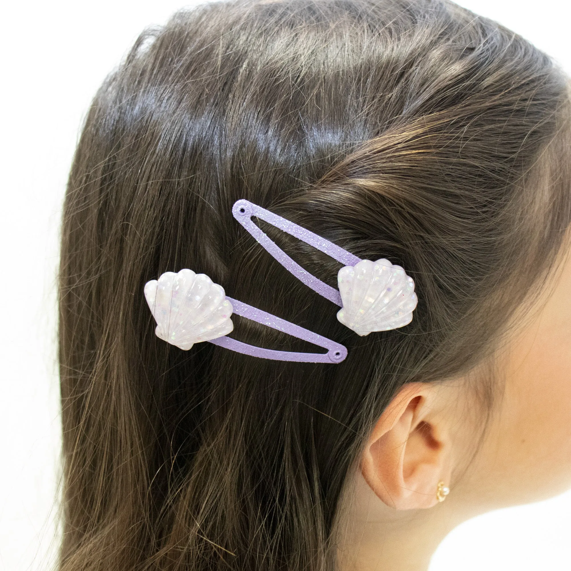 Barrettes à cheveux - Sirène parmes - Mermaids