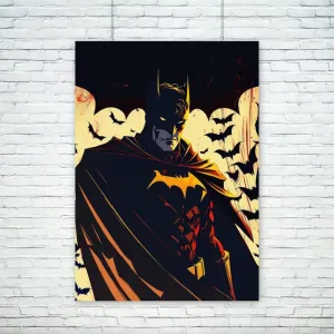 Batman Comic Artwork Poster