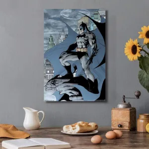 Batman Comic Book Gargoyle Watching Over Wall Art Poster