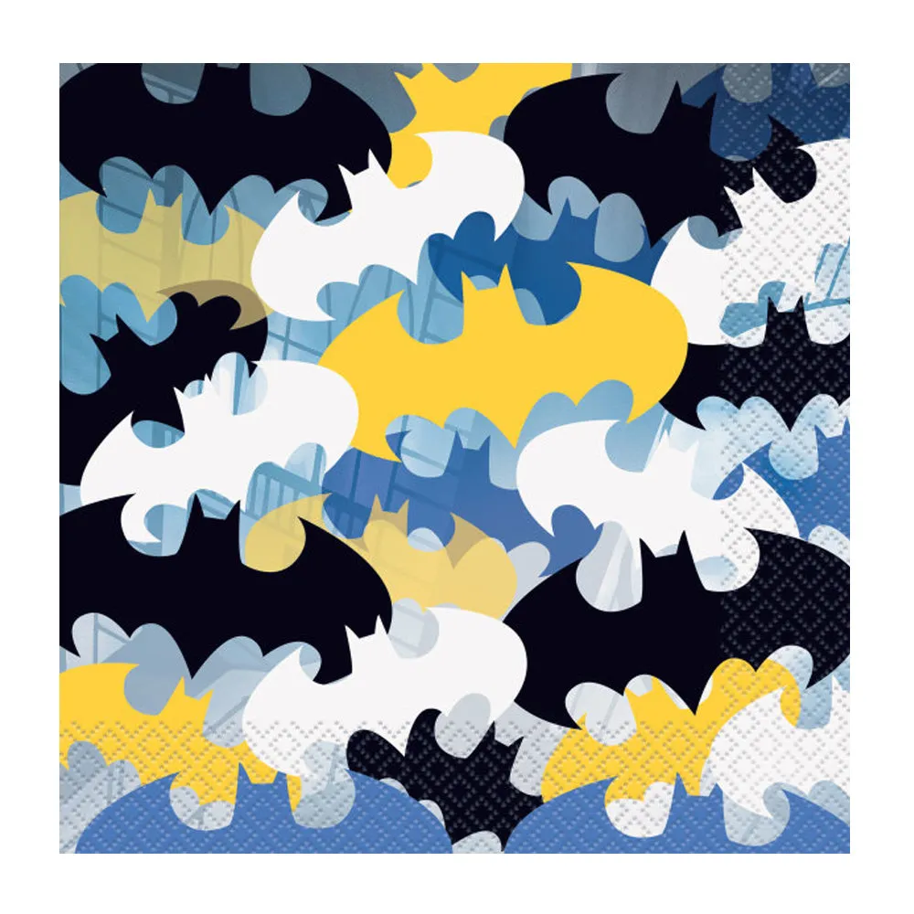 Batman Paper Napkins - 33cm - Pack of 16