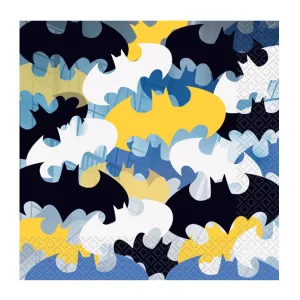 Batman Paper Napkins - 33cm - Pack of 16
