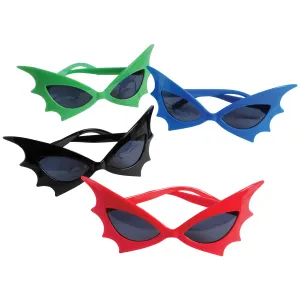 Batwing Superhero Glasses Novelty (one dozen)