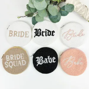 Beaded Bride Coin Purses