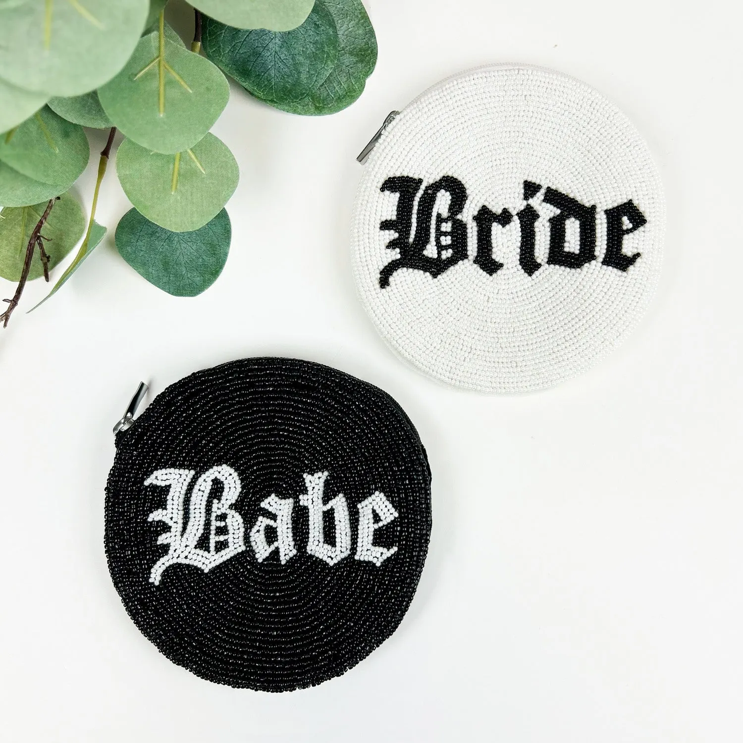 Beaded Bride Coin Purses
