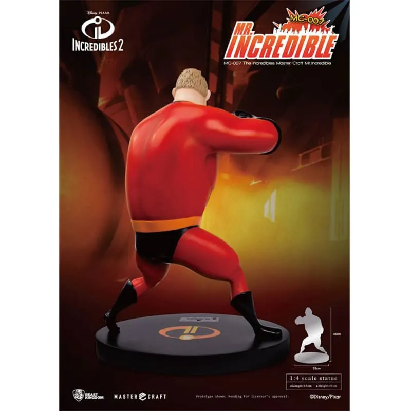 Beast Kingdom MC-007 Disney Pixar The Incredibles: Mr. Incredible 1:4 Scale Master Craft Figure Statue