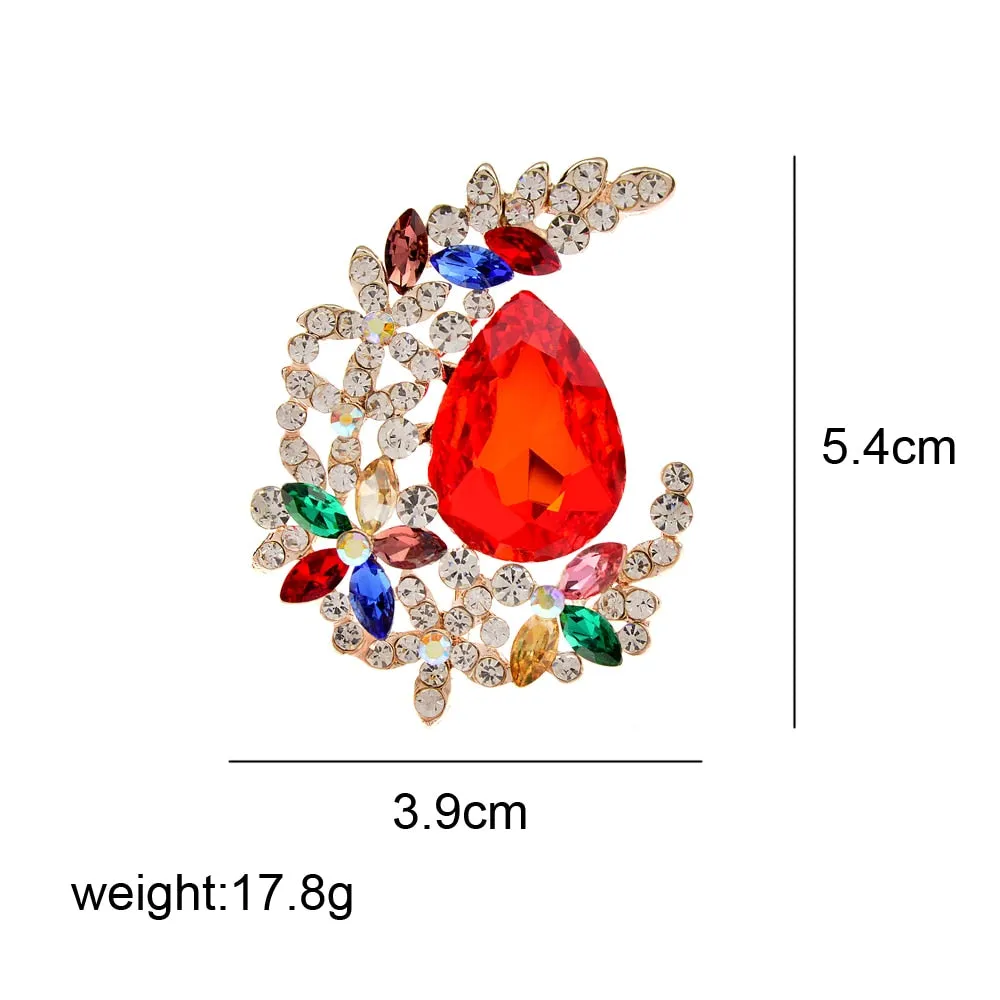 Beautiful Fashion Large Wedding Pin Brooches For Women