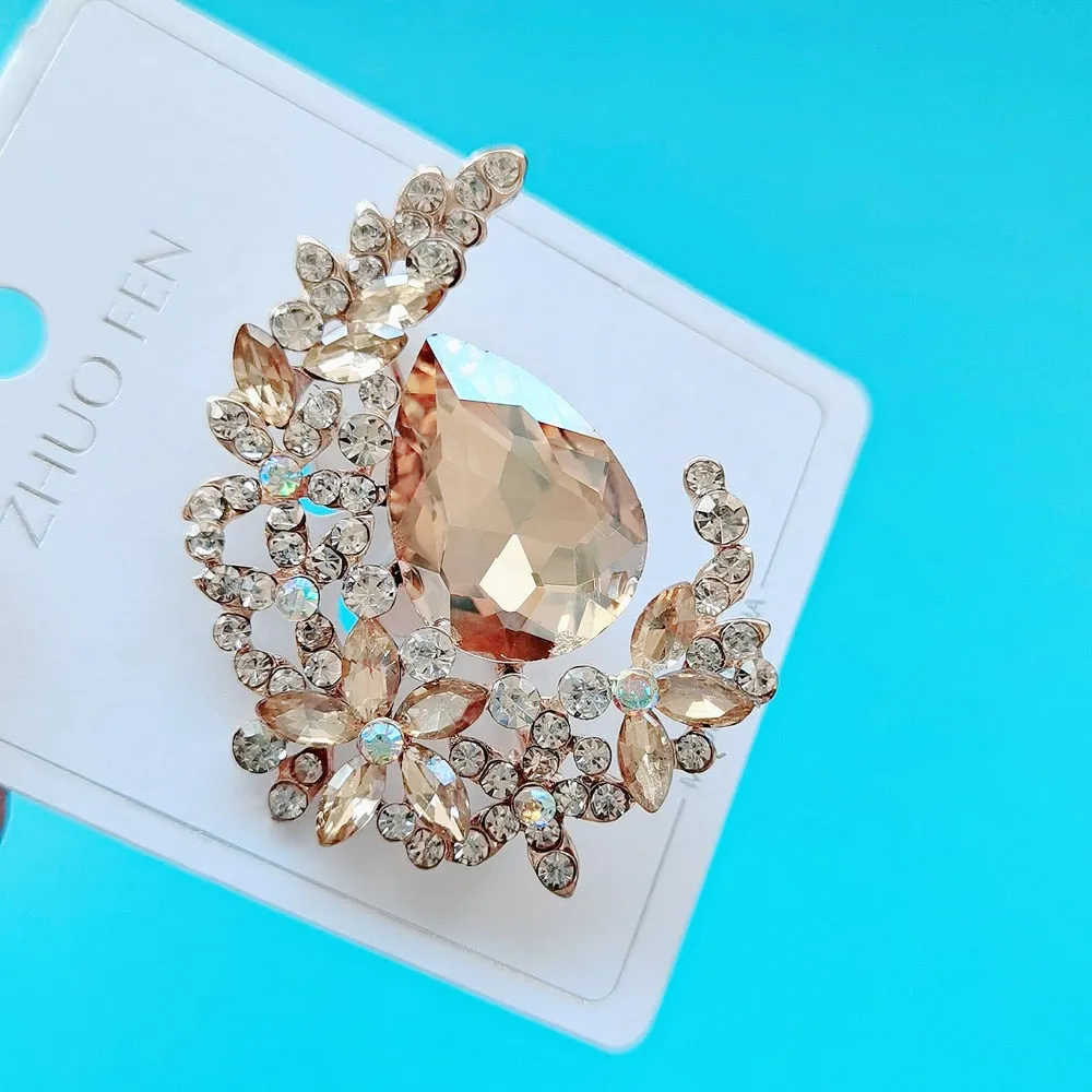 Beautiful Fashion Large Wedding Pin Brooches For Women