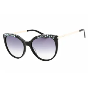 Bebe Women's Sunglasses - Jet Zylonite Full Rim Smoke Gradient Lens Frame | BB7223 001