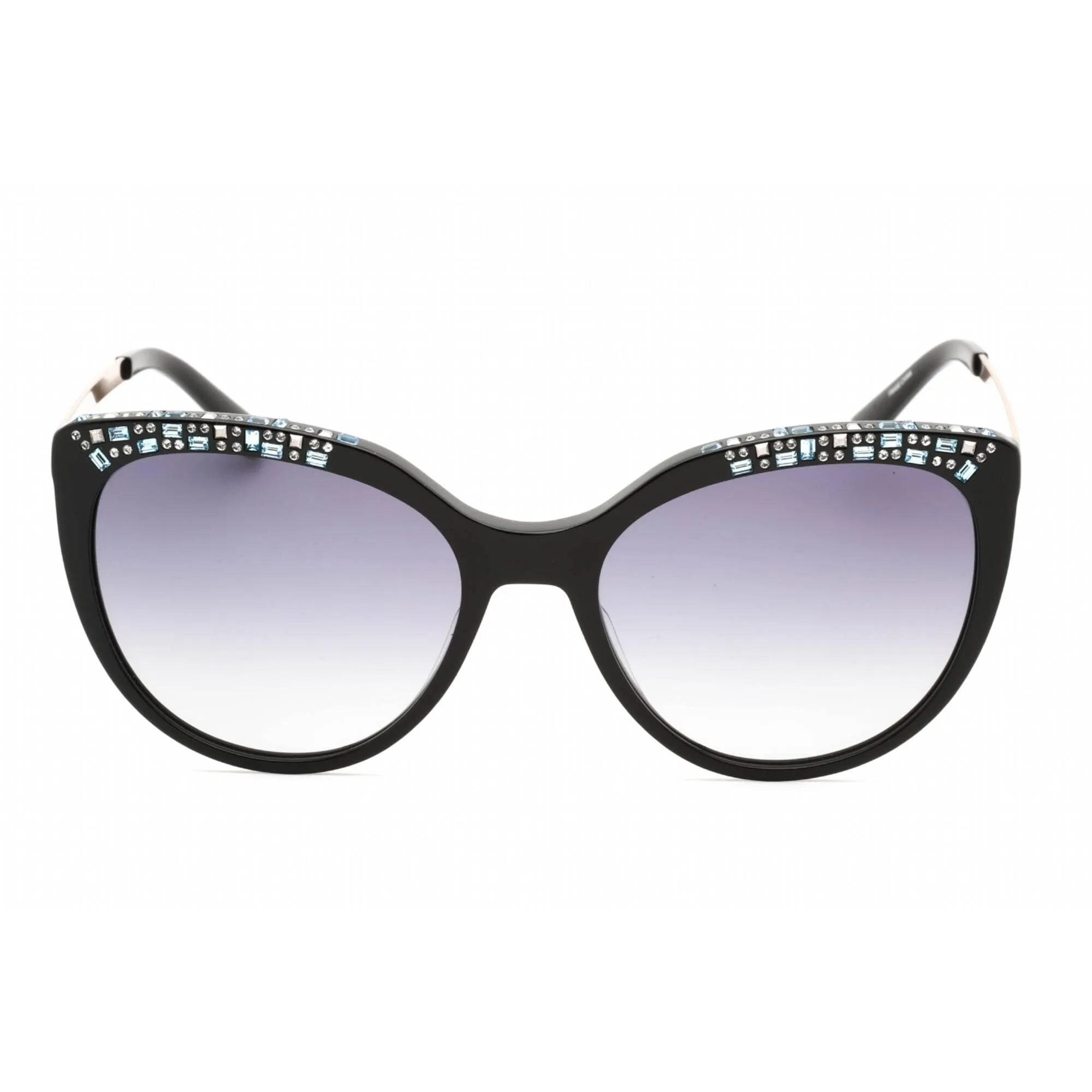 Bebe Women's Sunglasses - Jet Zylonite Full Rim Smoke Gradient Lens Frame | BB7223 001