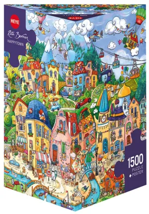 Berman: Happytown 1500pc Puzzle