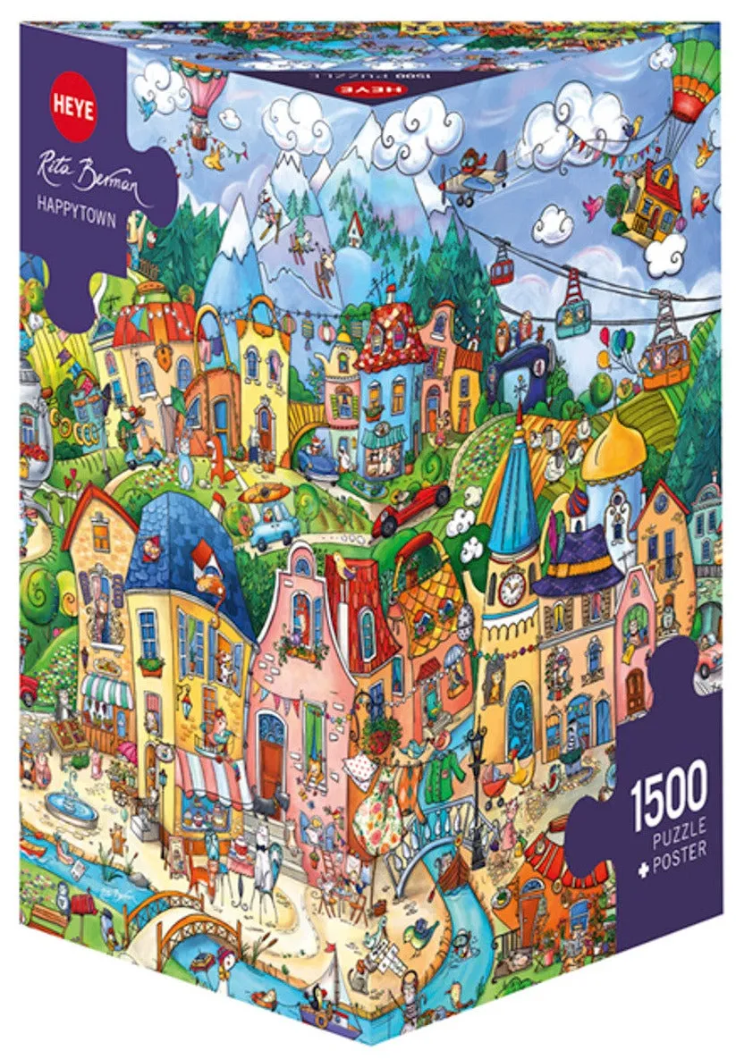 Berman: Happytown 1500pc Puzzle
