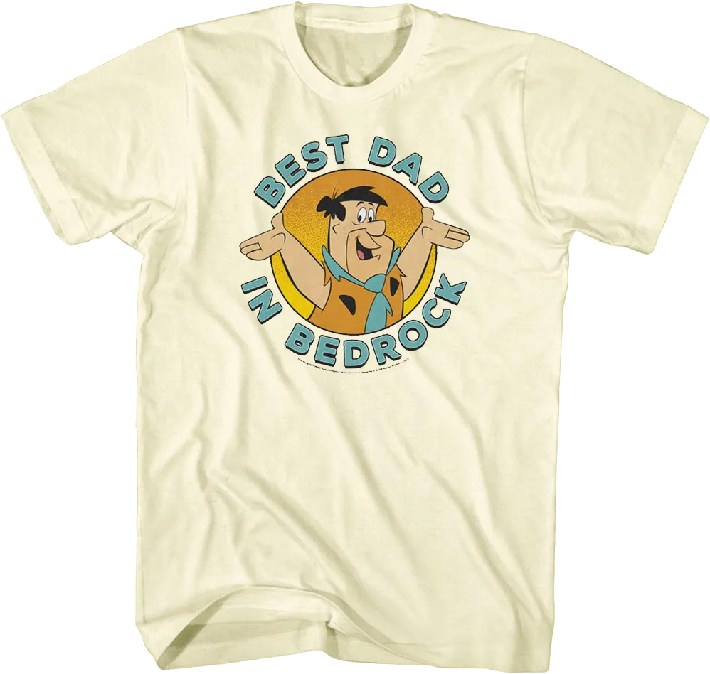 Best Dad In Bedrock Flintstones T-Shirt