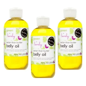 Better than Butter Pregnancy Belly Oil - Organic Oils - Stretch Mark Prevention - 8 oz.