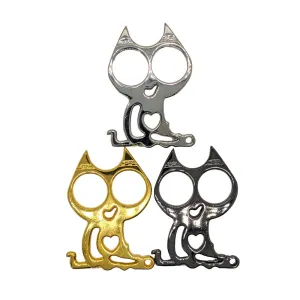 Big Cat Self Defense Knuckles Keychain