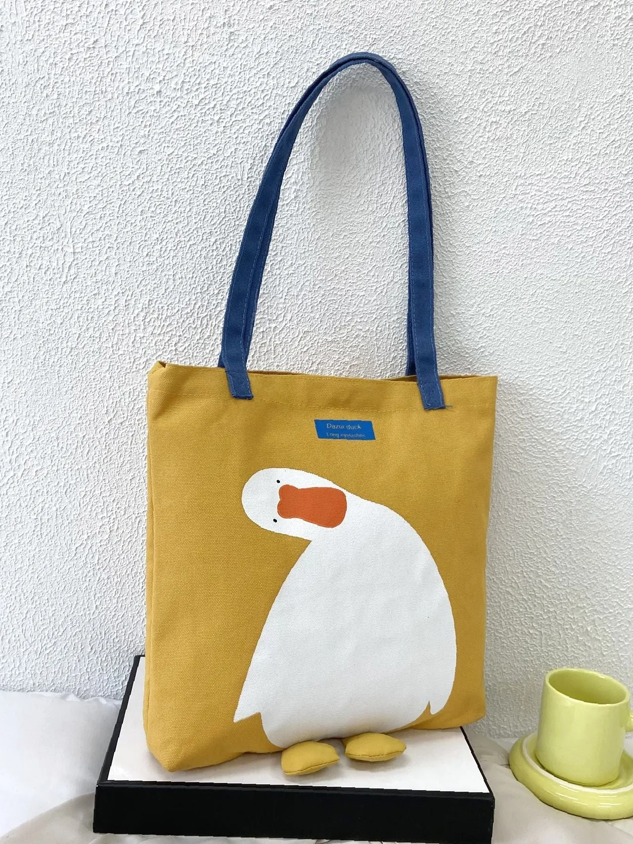 binfenxie - Cartoon Graphic Shopper Bag  - Women Tote Bags