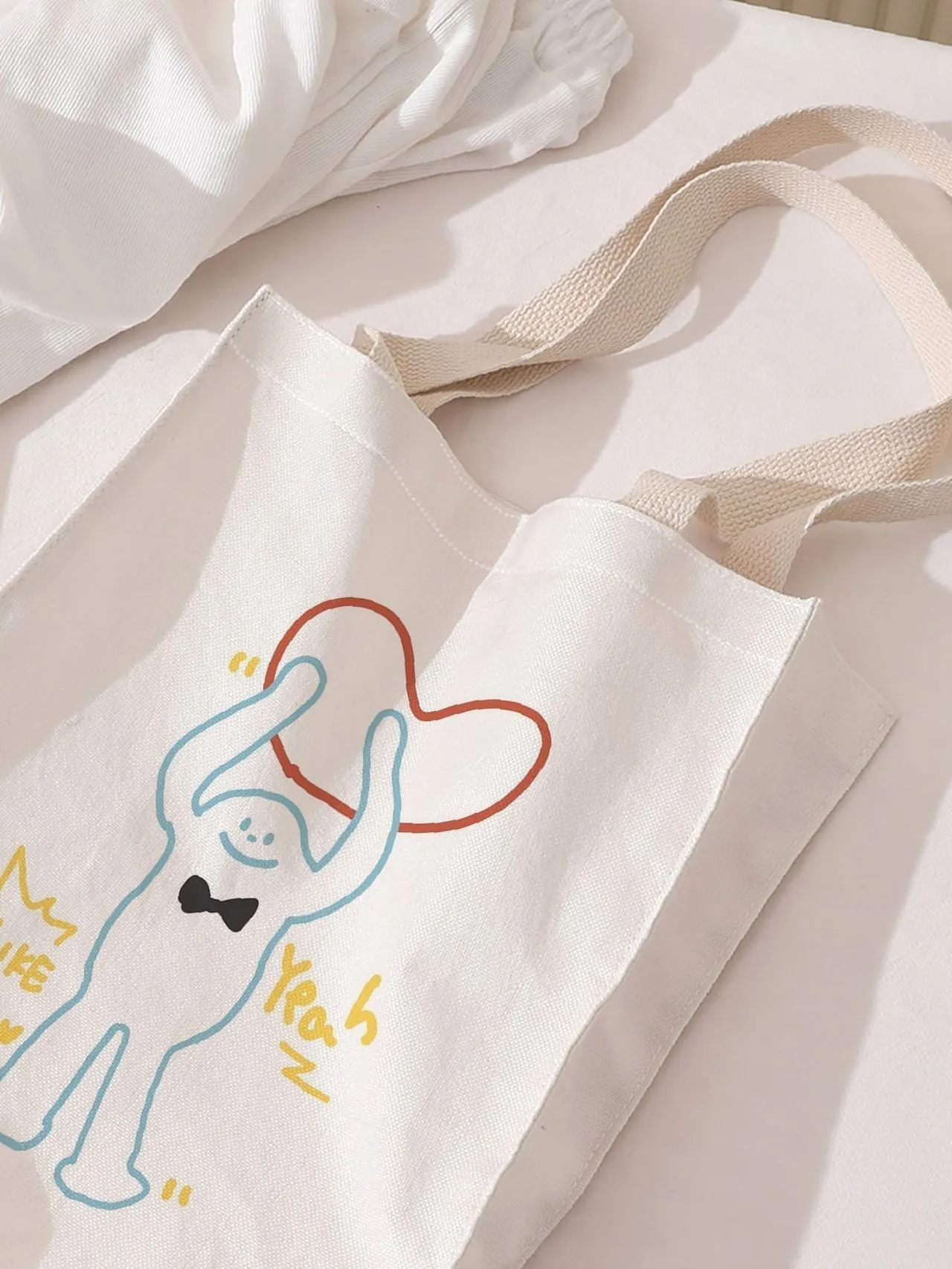 binfenxie - Cartoon Print Tote Bag  - Women Tote Bags
