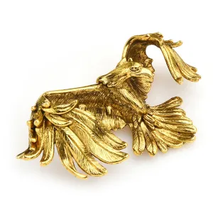 Bird Eagle Brooches Women Men 4-color High Quality Flying Eagle Animal Office Casual Party Brooch