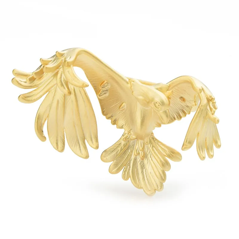Bird Eagle Brooches Women Men 4-color High Quality Flying Eagle Animal Office Casual Party Brooch