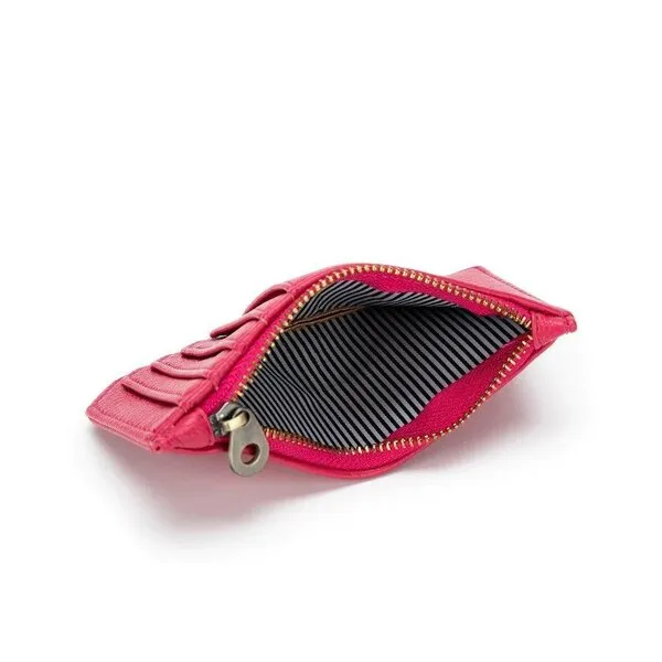 Black Caviar Gabbie Fuchsia Card Holder