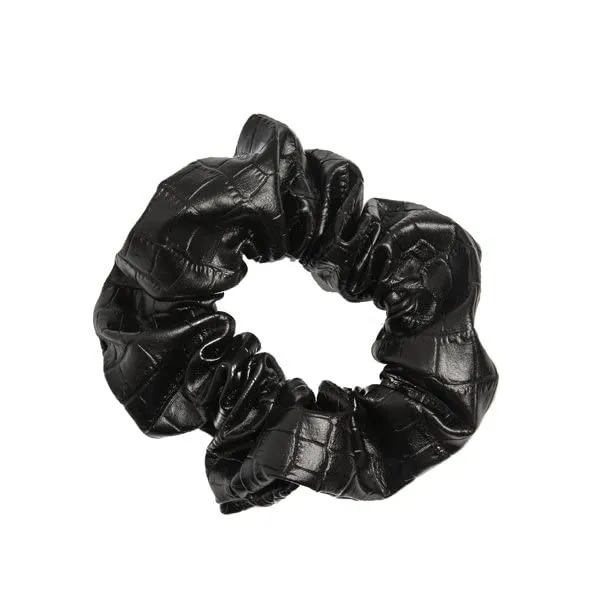 Black Diamond 4-Piece Hair Accessory Set  Includes Stylish Headband, Elegant Hairclip, Trendy Scrunchie, and Coordinating Earrings for Women