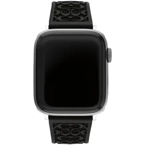Black Silicone Strap 42/44/45mm Apple Watch Band