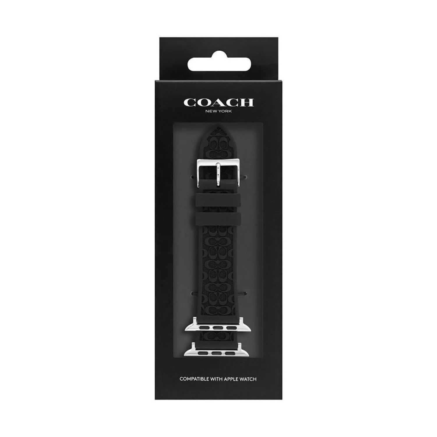 Black Silicone Strap 42/44/45mm Apple Watch Band