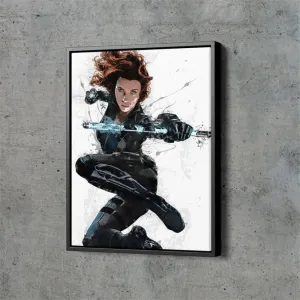 Black Widow Superhero Poster