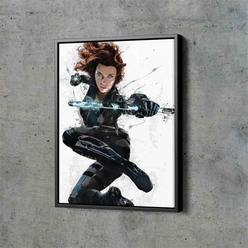 Black Widow Superhero Poster