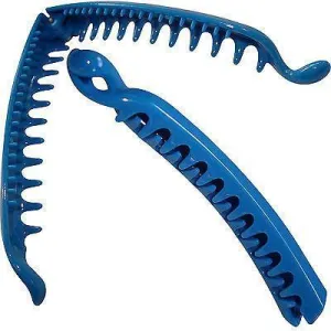 Blue Hair Claw Banana Clip Comb Clamp Grip Grasp Clasp Girls Kids Accessories