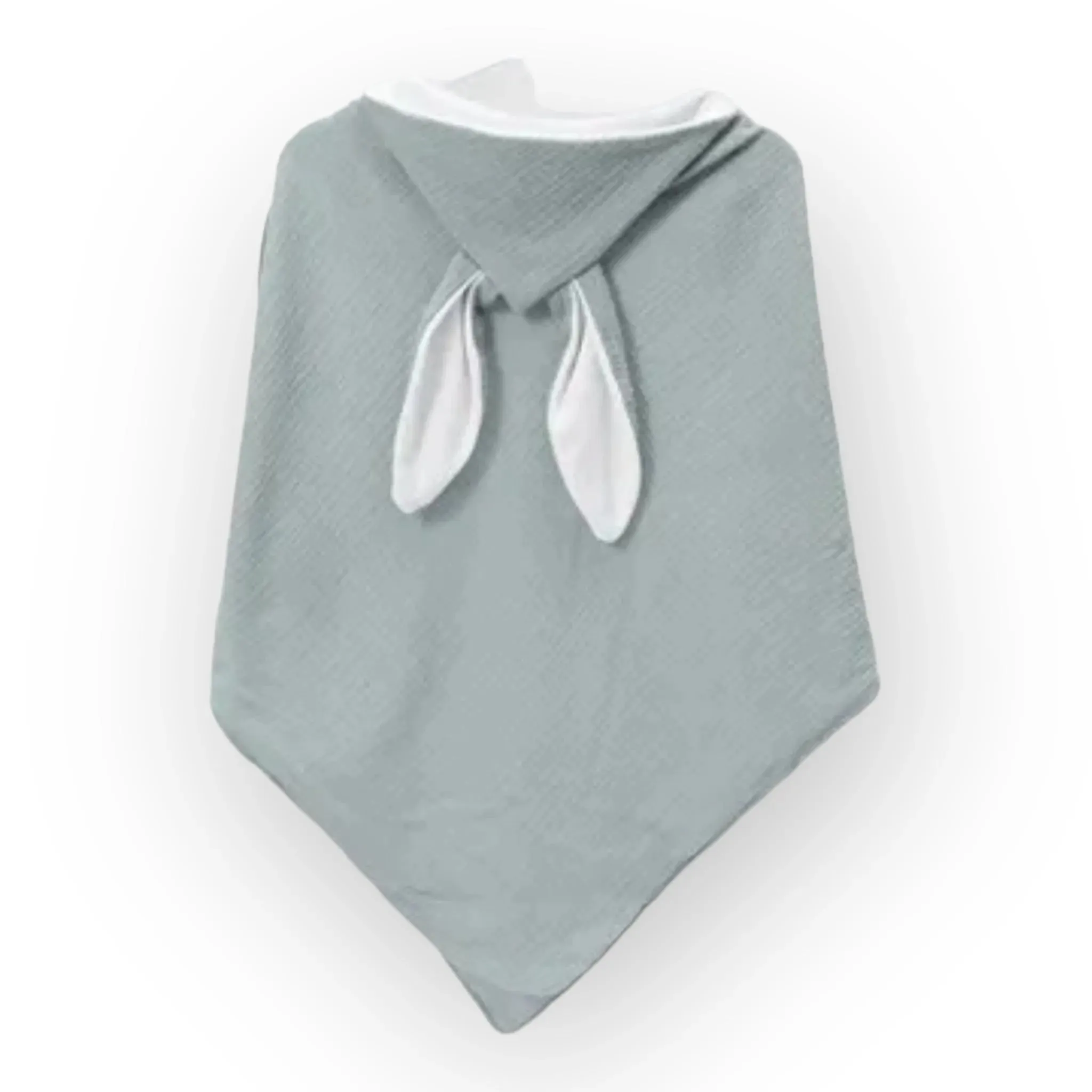 Blue Organic Hooded Bunny Towel