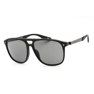 BMW Men's Sunglasses - Matte Black Navigator Plastic Full-Rim Frame | BW0001 02D
