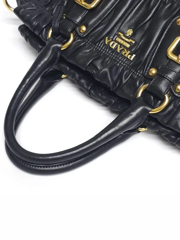 BN1336 Nappa Goffre leather tote bag shoulder