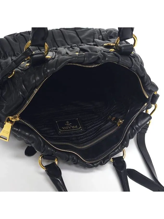 BN1336 Nappa Goffre leather tote bag shoulder