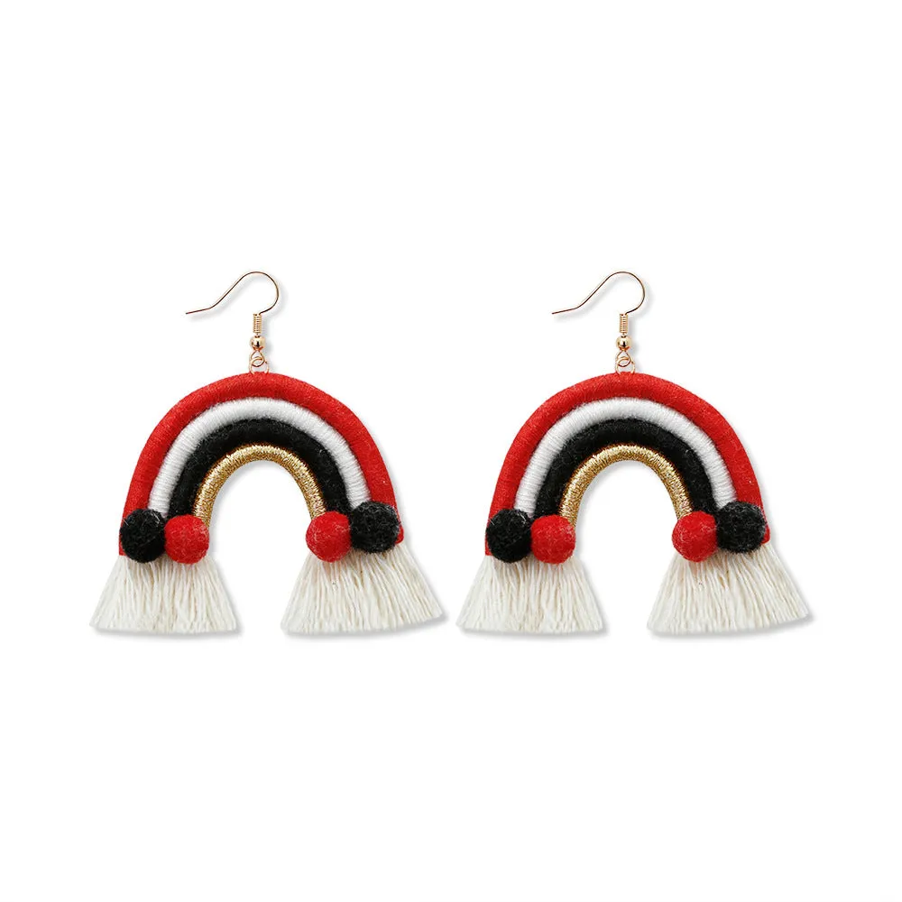 Boho Fringe Braided Earrings Christmas Arrival Earrings