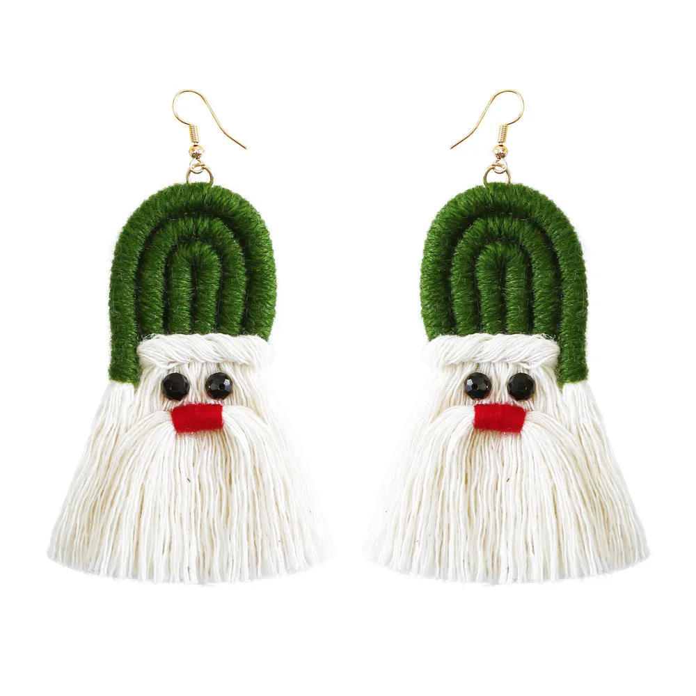 Boho Fringe Braided Earrings Christmas Arrival Earrings