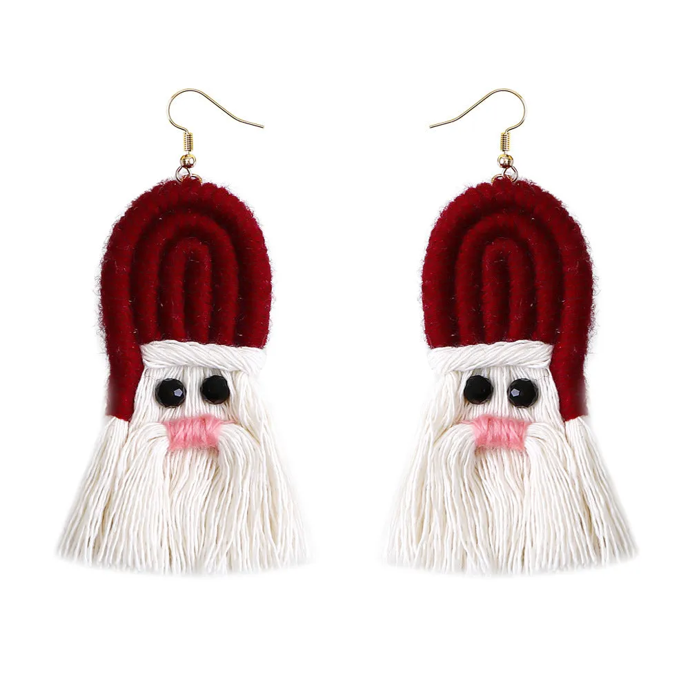 Boho Fringe Braided Earrings Christmas Arrival Earrings