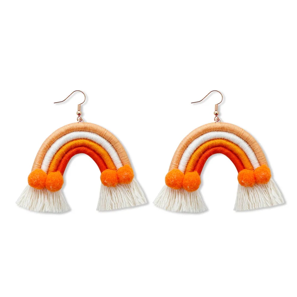 Boho Fringe Braided Earrings Christmas Arrival Earrings