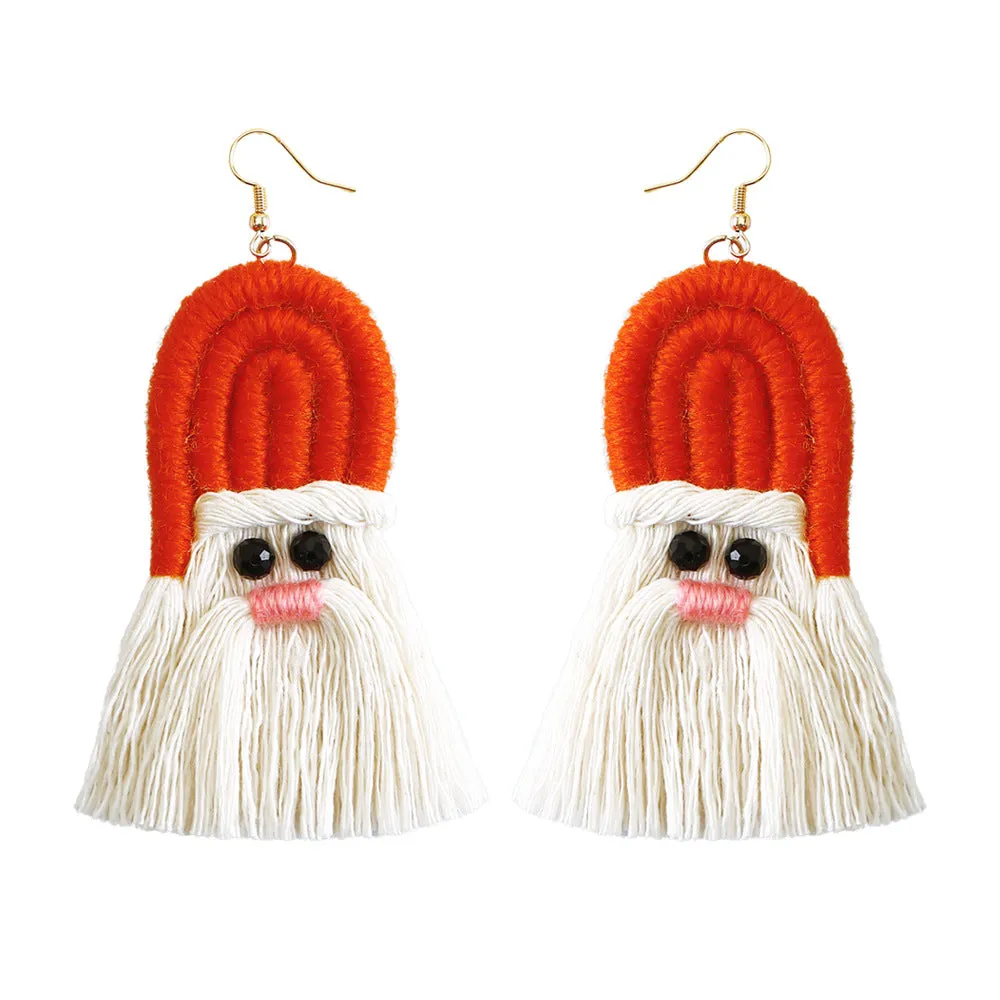 Boho Fringe Braided Earrings Christmas Arrival Earrings